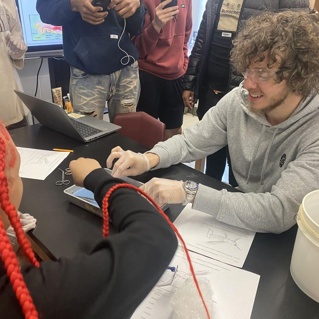 Rapper Jack Harlow visits several JCPS schools on April 27, 2023